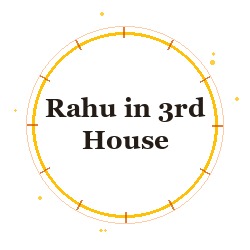 Rahu in 3rd House